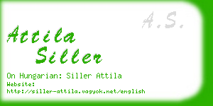 attila siller business card